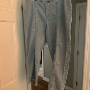 J. Jill Blue Ankle Cropped Jeans